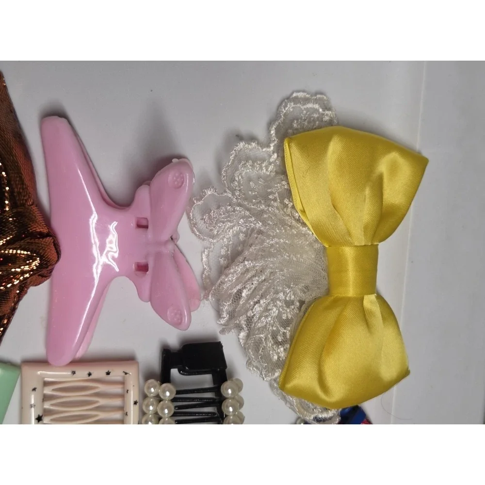 Vintage 80s 90s Hair Barrettes Banana Claw Clips Goody Mixed Lot
